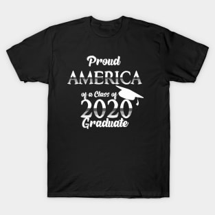 proud america of a class of 2020 graduate T-Shirt